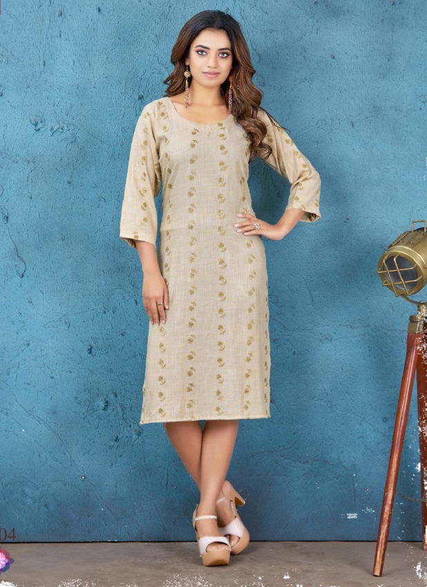 Rung Meera Rayon Fancy Stylish Regular Wear Kurtis Collection